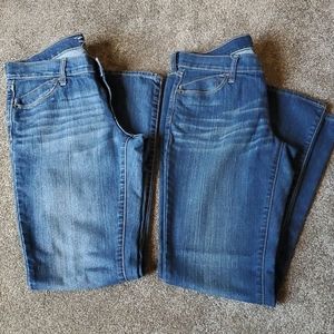 2 Pair Old Navy Flirt Jeans size 4